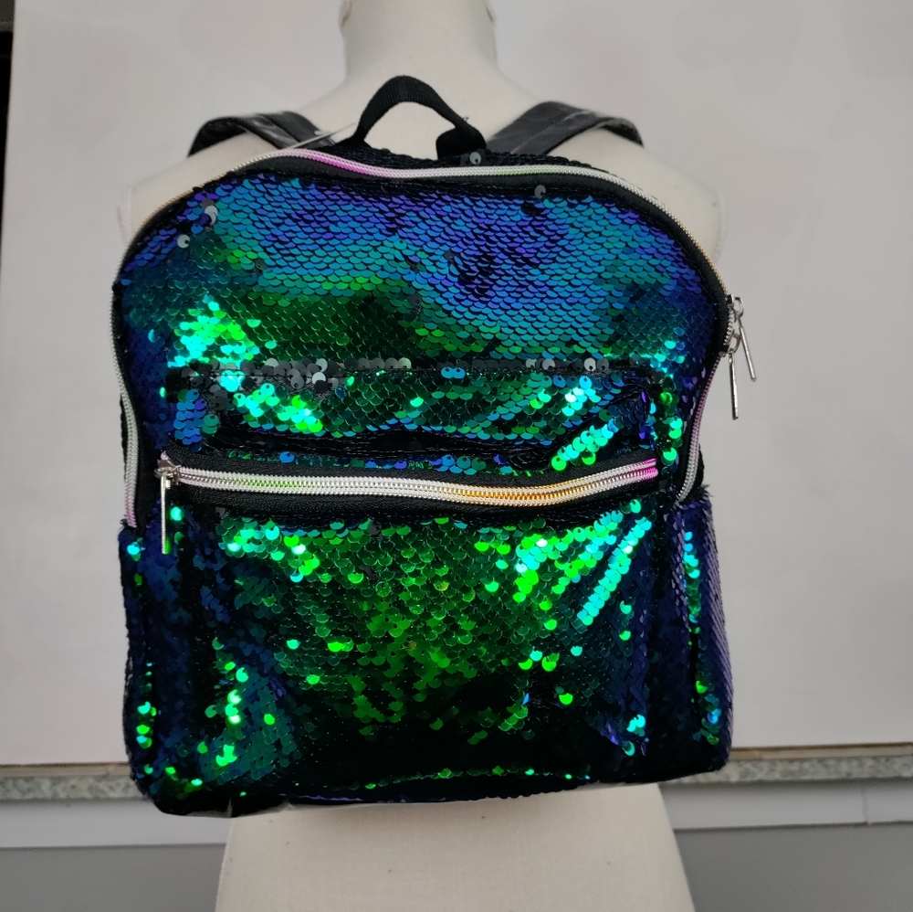 Mermaid Sequin mini backpack purse